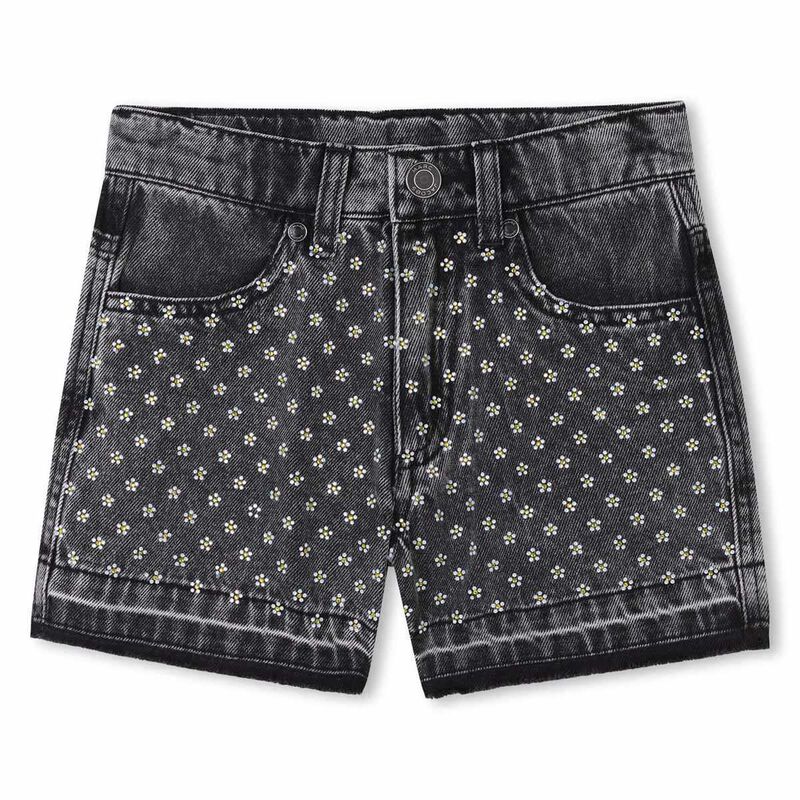 MARC JACOBS Daisy Denim Shorts 4-10Y image number 0